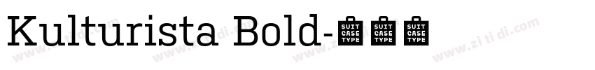 Kulturista Bold字体转换